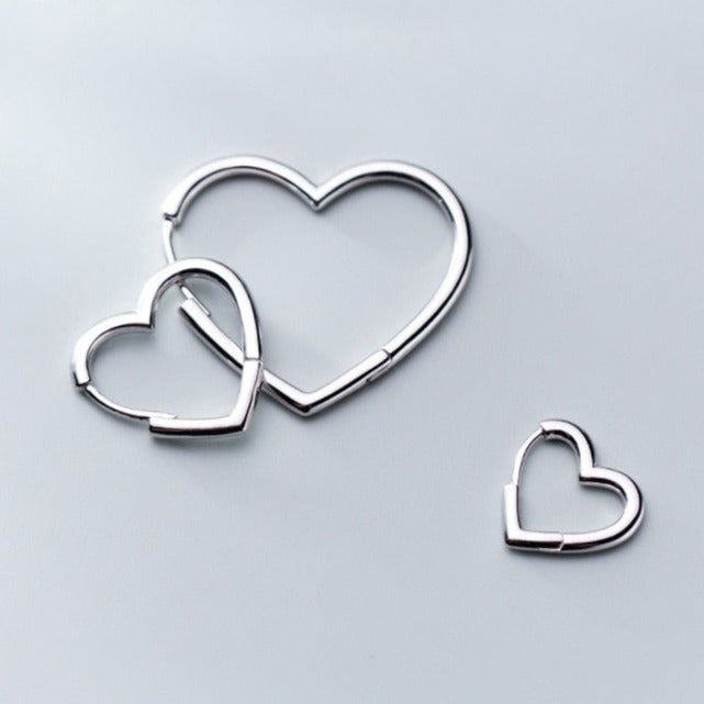 Brincos Argola Coração Rainha Store