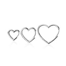 Brincos Argola Coração Rainha Store